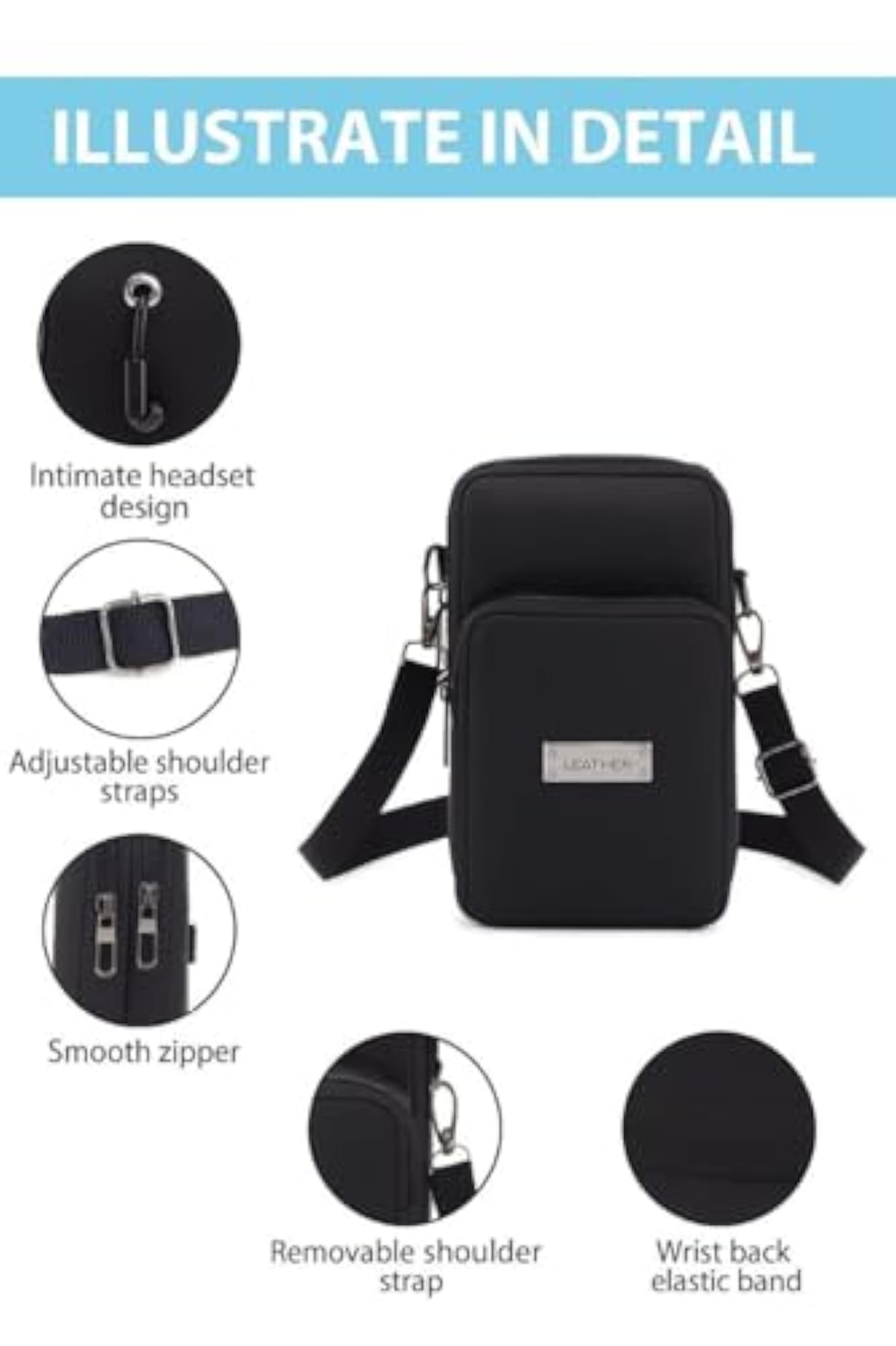 Multipurpose Crossbody Mobile Sling Bag for All